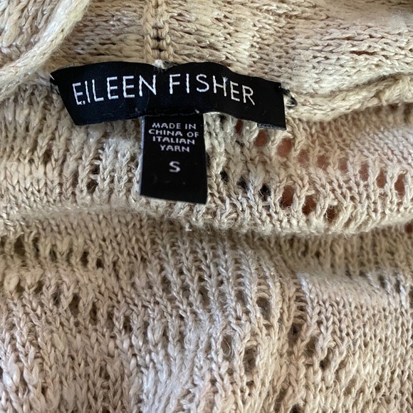 Eileen Fisher Natural Karma Ripple Stitch Cardigan - Picture 11 of 11
